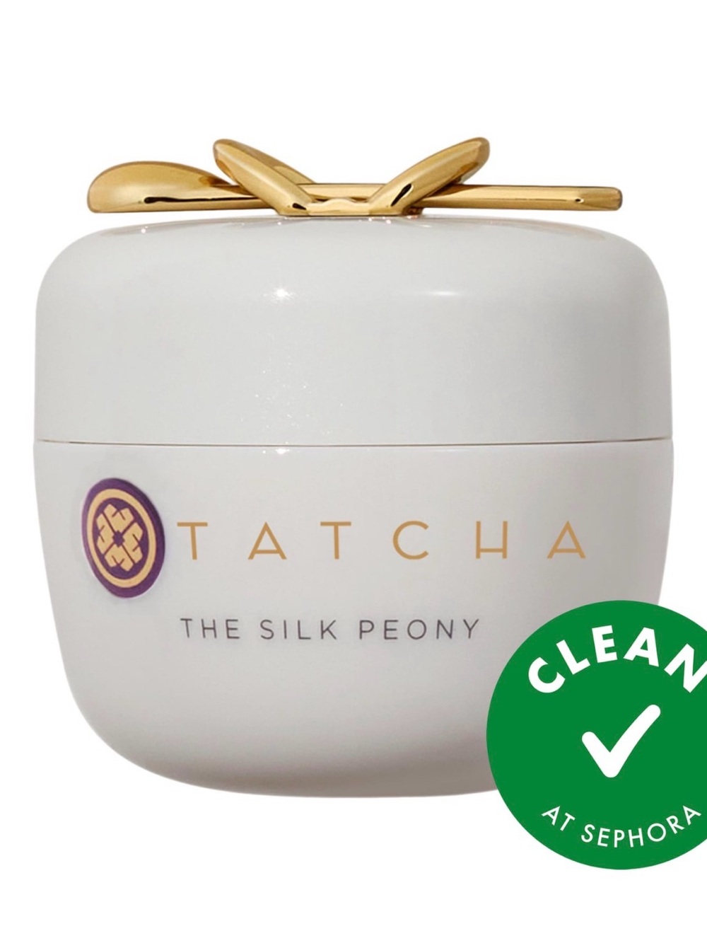 Tatcha The Silk Peony Eye Cream — White & Gold